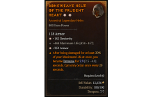 Legendary Helm[*352 Armor | *182 DEX | 444 Life]