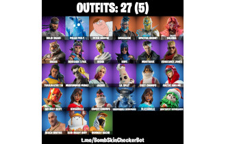 UNIQUE - Spectra Knight, Peter Griffin [27 Skins, 39 Axes, 26 Emotes, 43 Gliders and MORE!]