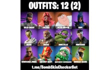 UNIQUE - Valeria, Peter Griffin [12 Skins, 14 Axes, 13 Emotes, 11 Gliders and MORE!]