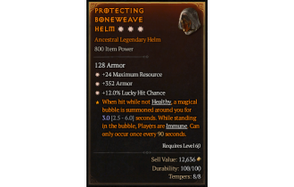 Legendary Helm[*352 Armor | *24 MR]