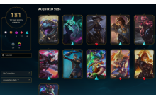 Unranked -  181 Skins, 167 Champs [1x Ultimate Skin, 97243 BE, 415 LVL, 179 RP and MORE!]