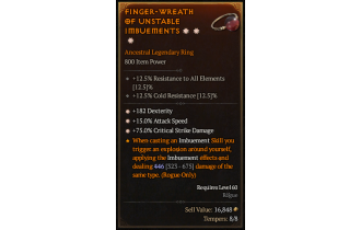 Legendary Ring[*15 ATKSPD | *75 DMG_Crit | *182 DEX]