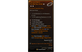 Legendary Ring[*15 ATKSPD | *9 LHC | *52.5 DMG]