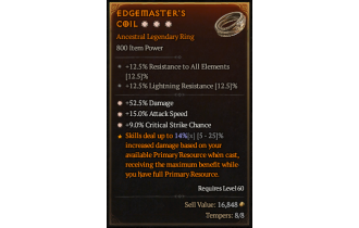 Legendary Ring[*9 Crit | *15 ATKSPD | *52.5 DMG]