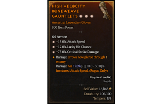 Legendary Gloves[*15 ATKSPD | *12 LHC | *75 DMG_Crit]