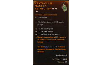 Legendary Amulet[*15 ATKSPD | *72.6 TA | *75 LR]