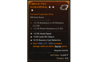 Legendary Ring[*15 ATKSPD | *9 LHC | *10.5 RCR]