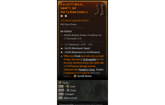 Legendary Boots[*34.5 MS | *18 ResistAll | 115 DEX]