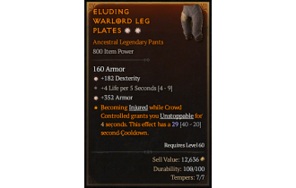 Legendary Pants[*352 Armor | *182 DEX]