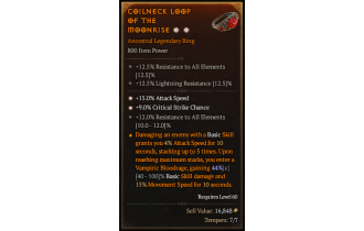 Legendary Ring[*9 Crit | *15 ATKSPD | 12 ResistAll]