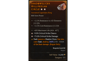 Legendary Ring[*9 Crit | *75 DMG_Crit | 450 Life]