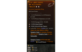 Legendary Ring[*9 Crit | *15 ATKSPD | 33 DMG]