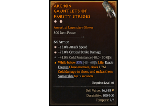 Legendary Gloves[*15 ATKSPD | *75 DMG_Crit]