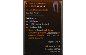 Legendary Pants[*3 BasicSkills | *352 Armor]