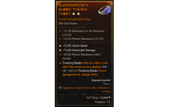 Legendary Ring[*15 ATKSPD | *75 DMG_Vulnerable | 49 PR]