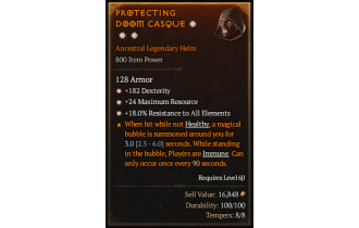 Legendary Helm[*18 ResistAll | *24 MR | *182 DEX]