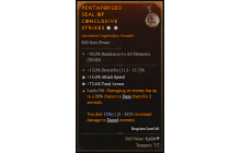 Legendary Amulet[*15 ATKSPD | *72.6 TA | 13% DEX]