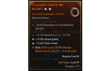 Legendary Amulet[*15 ATKSPD | *72.6 TA | 12.1% DEX]