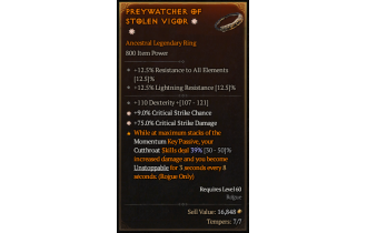 Legendary Ring[*9 Crit | *75 DMG_Crit]