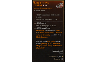 Legendary Ring[*15 ATKSPD | *182 DEX | 34 DMG]