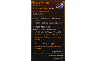 Legendary Ring[*9 Crit | *15 ATKSPD | 5.2 LHC]