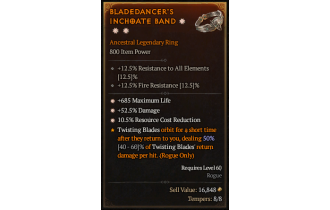 Legendary Ring[*685 Life | *52.5 DMG | *10.5 RCR]