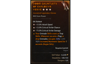 Legendary Gloves[*12 Crit | *15 ATKSPD | *75 DMG_Crit]