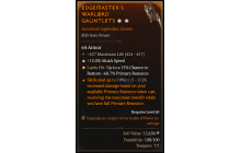 Legendary Gloves[*15 ATKSPD | *15 LH:Res | 437 Life]