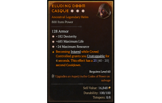 Legendary Helm[*24 MR | *182 DEX | *685 Life]