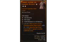 Legendary Chest Armor[*18 ResistAll | *352 Armor | *182 DEX]