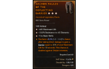 Legendary Pants[*3 BasicSkills | *18 ResistAll | *685 Life]