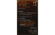 Legendary Boots[*34.5 MS | *352 Armor | 113 DEX]