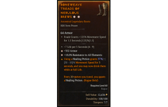 Legendary Boots[*18 ResistAll | *352 Armor]