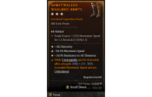 Legendary Boots[*34.5 MS | *18 ResistAll | *182 DEX]