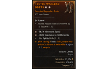 Legendary Boots[*34.5 MS | *18 ResistAll]