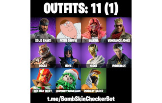 UNIQUE - Valeria, Peter Griffin [11 Skins, 14 Axes, 22 Emotes, 15 Gliders and MORE!]