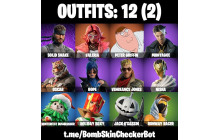 UNIQUE - Valeria, Peter Griffin [12 Skins, 17 Axes, 23 Emotes, 24 Gliders and MORE!]