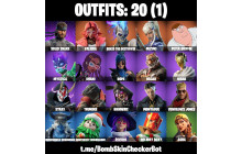 UNIQUE - Mizuki, Valeria [20 Skins, 29 Axes, 27 Emotes, 30 Gliders and MORE!]