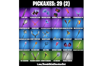 UNIQUE - Mizuki, Valeria [20 Skins, 29 Axes, 27 Emotes, 30 Gliders and MORE!]