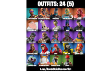 UNIQUE - Valeria, Omegarok [24 Skins, 38 Axes, 26 Emotes, 31 Gliders and MORE!]