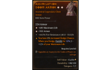 Legendary Chest Armor[*352 Armor | *685 Life]