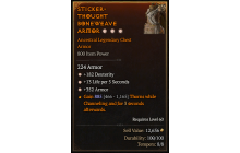 Legendary Chest Armor[*352 Armor | *182 DEX]