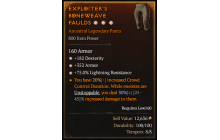 Legendary Pants[*352 Armor | *182 DEX]