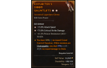 Legendary Gloves[*15 ATKSPD | *75 DMG_Crit]