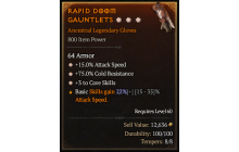 Legendary Gloves[*3 CoreSkills | *15 ATKSPD]