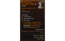 Legendary Chest Armor[*352 Armor | *182 DEX | *685 Life]