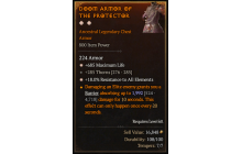 Legendary Chest Armor[*18 ResistAll | *685 Life]