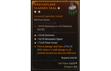 Legendary Amulet[*34.5 MS | *72.6 TA | *23.6% DEX]