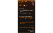 Legendary Amulet[Rogue | *3 FrigidFinesse | *15 ATKSPD | 12.4% DEX]