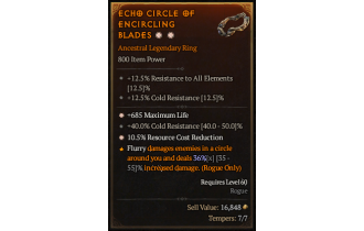 Legendary Ring[*685 Life | *10.5 RCR | 40 CR]